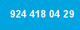 924 418 04 29 924 418 04 29